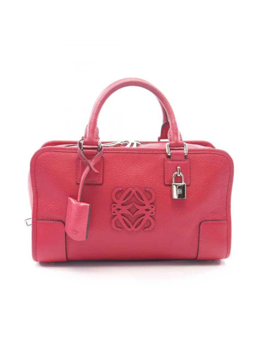 Loewe Handbag Amazona 28 Vivid Pink Leather